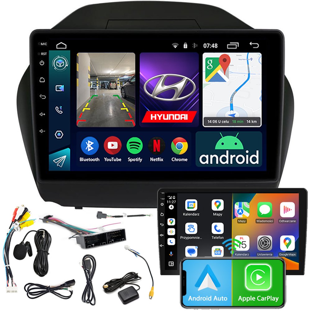 RADIO NAWIGACJA ANDROID RS-305 HYUNDAI IX35 2009-2015 2GB 9' - NCS ...