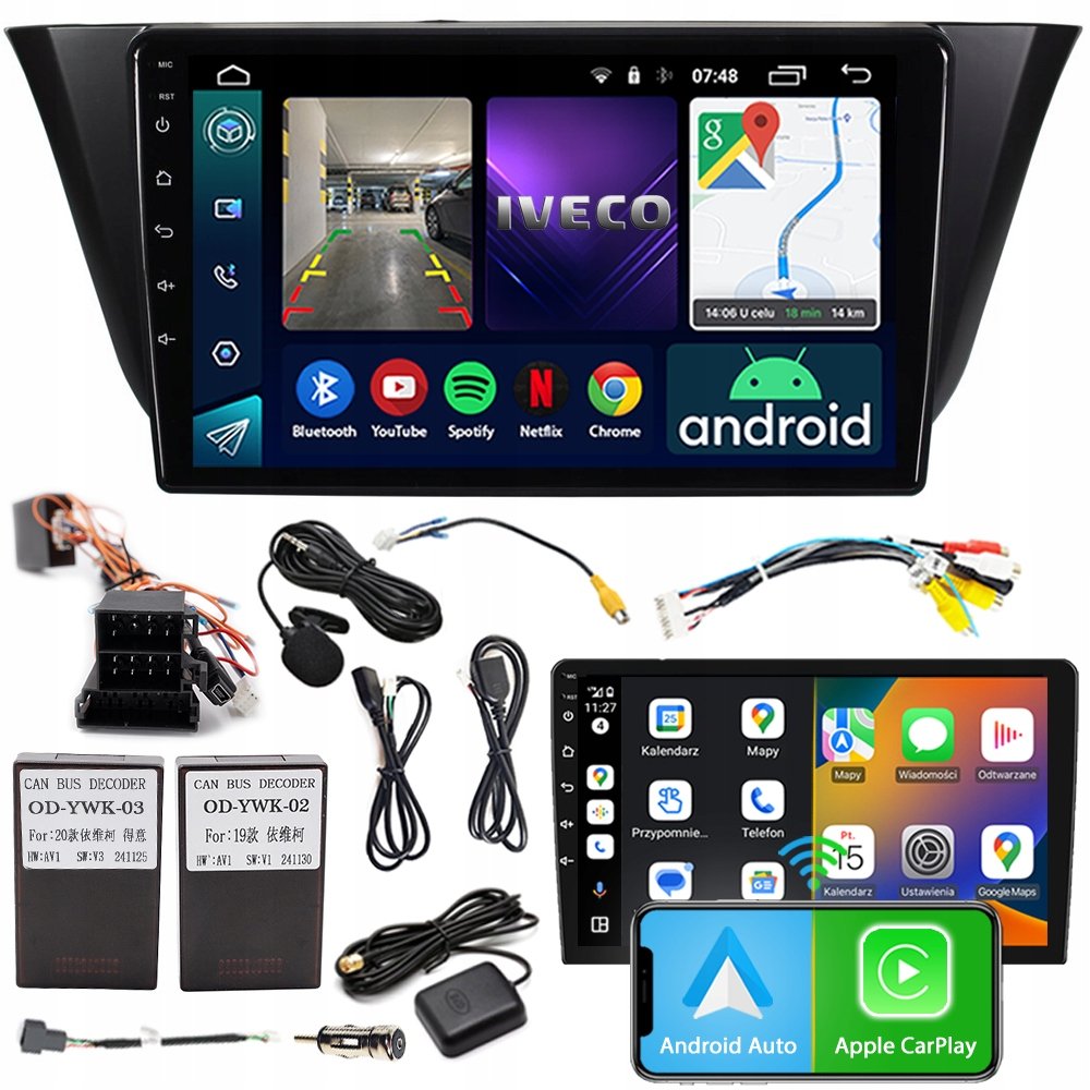 RADIO NAWIGACJA ANDROID RS-305 IVECO DAILY 2013-2023 2GB 9' - NCS ...