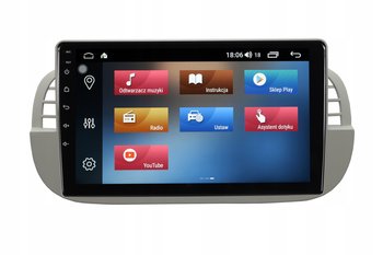 Radio Nawigacja Gps Fiat 500 2007-2015 Android - Inny producent