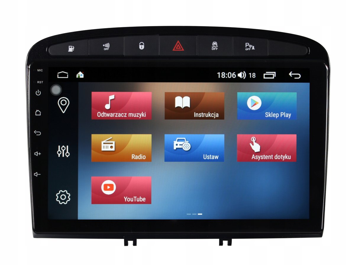 Zdjęcia - Radio samochodowe Radio Nawigacja Gps Peugeot 408 -2014 Android 2010