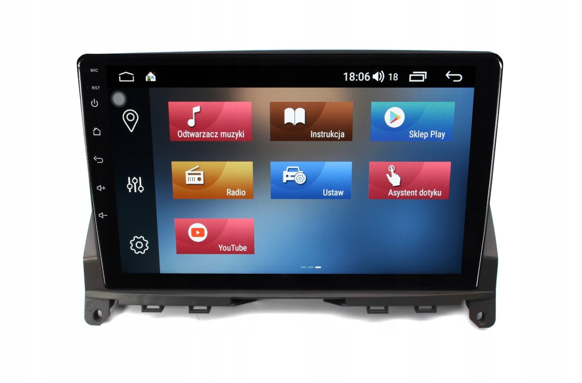 Zdjęcia - Radio samochodowe Radio Nawigacja Mercedes Benz Klasa C W204 Android