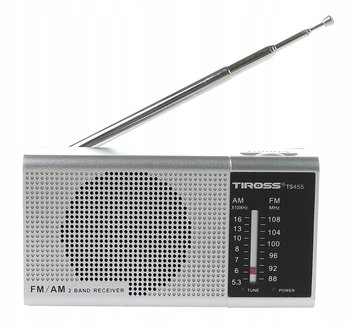 RADIO PRZENOŚNE Mini Małe FM AM na Baterie 455 - Inny producent