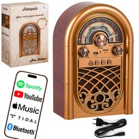 Radio Retro - Retropolis New Orleans - USB/Bluetooth - Powerbank 1200mAh OEM