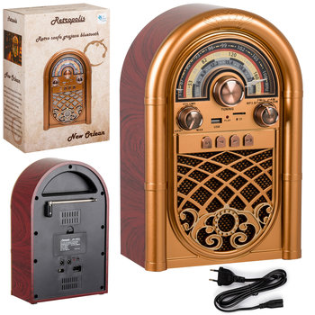 Radio Retro - Retropolis New Orleans - USB/Bluetooth - Powerbank 1200mAh - Inny producent