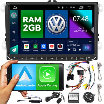 Radio samochodowe 9" 2GB RAM nawigacja Android VW SEAT SKODA | NCS RS-405Q - NCS
