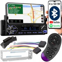 Radio Samochodowe Bluetooth 1-Din Rds USB Aux Sd Uchwyt Na Telefon Pilot Blow