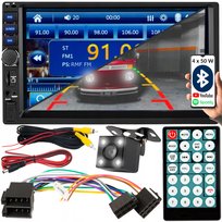 Radio Samochodowe Bluetooth 2 Din 7" Rds Usb Micro Sd 4X50W Kamera Cofania Inna marka