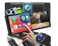 RADIO SAMOCHODOWE BLUETOOTH ANDROID APPLE CARPLAY STACJA 2 KAMERY MONITOR Inna marka