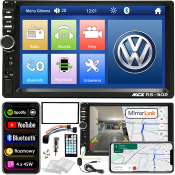 RADIO SAMOCHODOWE do VW MULTIVAN T5 2003-2009 USB - NCS