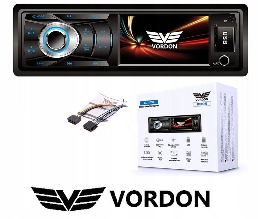 Radio samochodowe VORDON AC-3101B Jukon - Vordon | Motoryzacja EMPIK