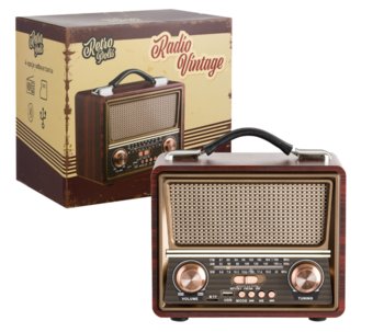 Radio sieciowo-bateryjne AM FM SW Retropolis Seattle Bluetooth USB microSD - Retropolis