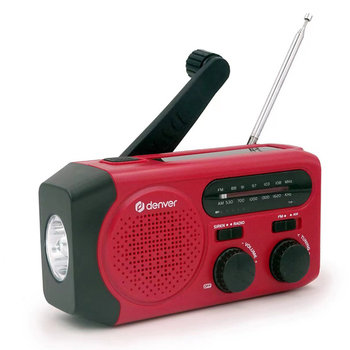 Radio Solarne Denver Z Lampką I Funkcją Sos - Denver
