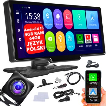 Radio Stacja Multimedialna Monitor Android Auto Apple Carplay Android 13 - Inny producent
