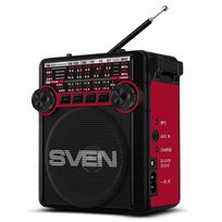 Radio SVEN SRP-355 Czarno-czerwony Inna marka