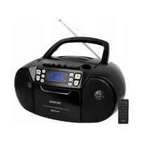Radiomagnetofon CD Sencor SPT 3907 B kasety MP3 Bluetooth USB AUX Sencor