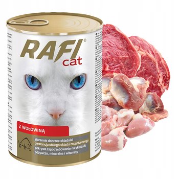 Rafi Cat Dolina Noteci Karma Mokra Dla Kota Wołowina 415G - Rafi