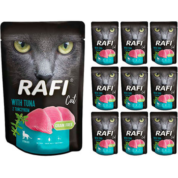 Rafi Cat Mokra karma z tuńczykiem dla kotów sterylizowanych 10x100g - Rafi