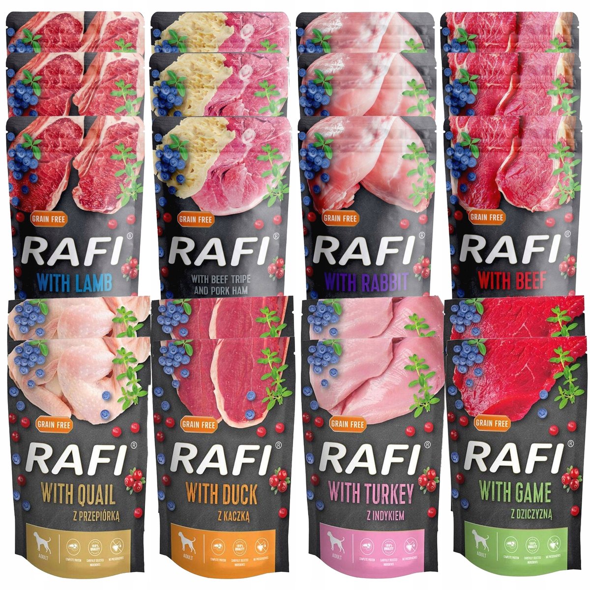 Rafi E Rafi Saszetka Karma D. Noteci Mix Smaków 20 X 500G - Rafi | Sklep EMPIK.COM