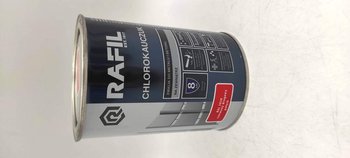 RAFIL Chlorok czerwony drogowy RAL3020 0,9L - Dell