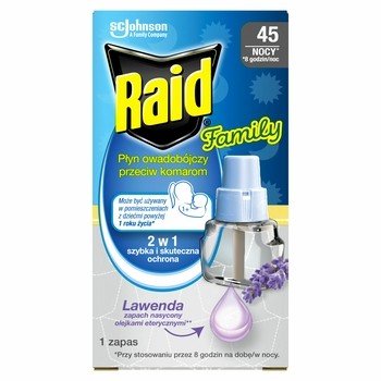 Raid® Family Płyn Owadobójczy Przeciw Komarom - Lawenda 27Ml - Inny producent