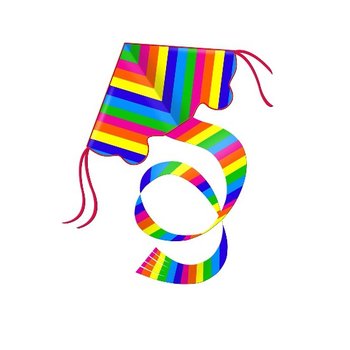 Rainbow, Latawiec nylonowy - Spark