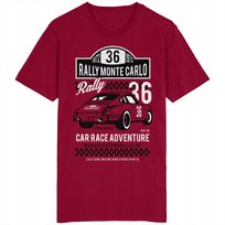 Rajd Monte Carlo Koszulka Mini Cooper Wyścig Retro