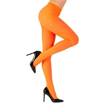 Rajstopy Pomarańczowe-Xl - Widmann