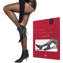 Rajstopy Scarab 02 z kolekcji Zień x Gatta MACIEJ ZIEŃ Noir czarne 2