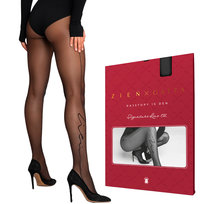 Rajstopy Signature 02 z kolekcji Zień x Gatta MACIEJ ZIEŃ Mocha brązowe 3