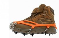 Raki kolce na buty antypoślizgowe 38-45 8-kolcowe pomarańczowe MuscleForge