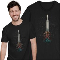 Rakieta NASA Koszulka DNA Space X SpaceX ELon Musk GILDAN