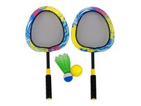 Rakietka z DUŻĄ lotką i piłeczką Adar