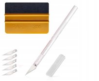 Rakla Złota 3M Nóż Nożyk Skalpel  Ostrza 5 szt Aplikacja do Folii PPF Winyl