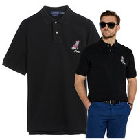 Ralph lauren czarna Polówka Męska Koszulka Polo Bawełna PREMIUM r.XXL