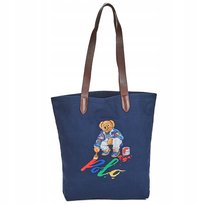 ralph lauren polo bear mis shopperka damska granatowa torba na zakupy