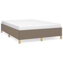 Rama łóżka - 193x143x35 cm, kolor: taupe