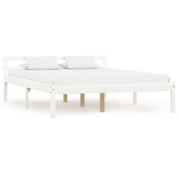 Rama łóżka biała, bez materaca, 120x200  - vidaXL