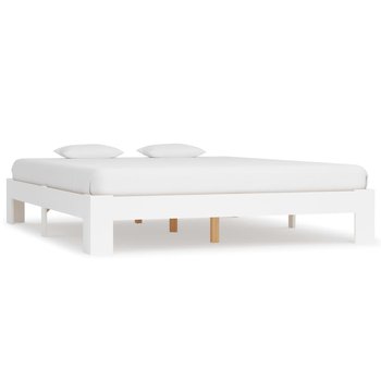 Rama łóżka, biała, VidaXL, 160x200 cm - vidaXL