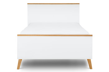 Rama łóżka biały dąb, Frisk, 97x70x210  - Konsimo