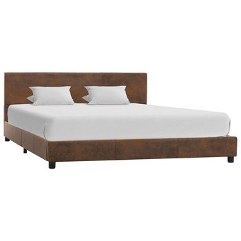 Rama łóżka brązowa, bez materaca, 140x200  - vidaXL