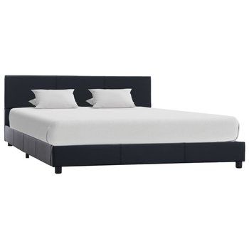 Rama łóżka czarna, bez materaca, 140x200  - vidaXL