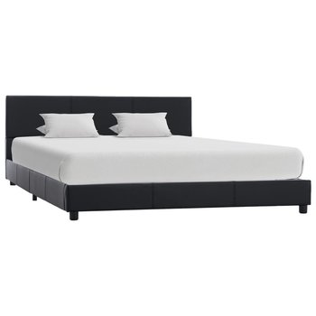 Rama łóżka czarna, bez materaca, 160x200  - vidaXL