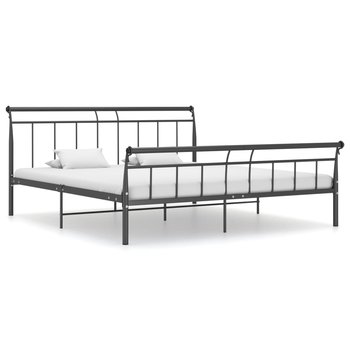 Rama łóżka czarna, metalowa, 160x200  - vidaXL