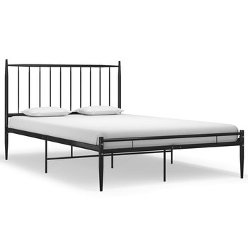 Rama łóżka, czarna, VidaXL, metalowa, 120x200 cm - vidaXL