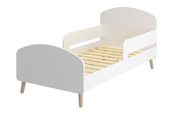 Rama łóżka dla dzieci ze stelażem biała GAIA Konsimo - Konsimo
