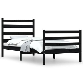 Rama łóżka drewniana 100x200 czarna / AAALOE - Zakito Home