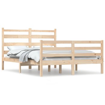 Rama łóżka drewniana 120x200 cm, sosnowa, naturaln - Zakito Europe