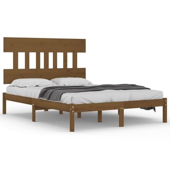 Rama łóżka drewniana 120x200 miodowy brąz / AAALOE - Zakito Home