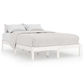Rama łóżka drewniana 140x200 biała / AAALOE - Zakito Home