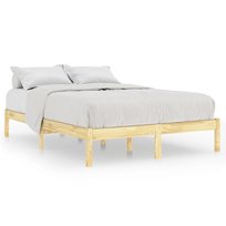 Rama łóżka drewniana 160x200 cm, kolor sosnowy